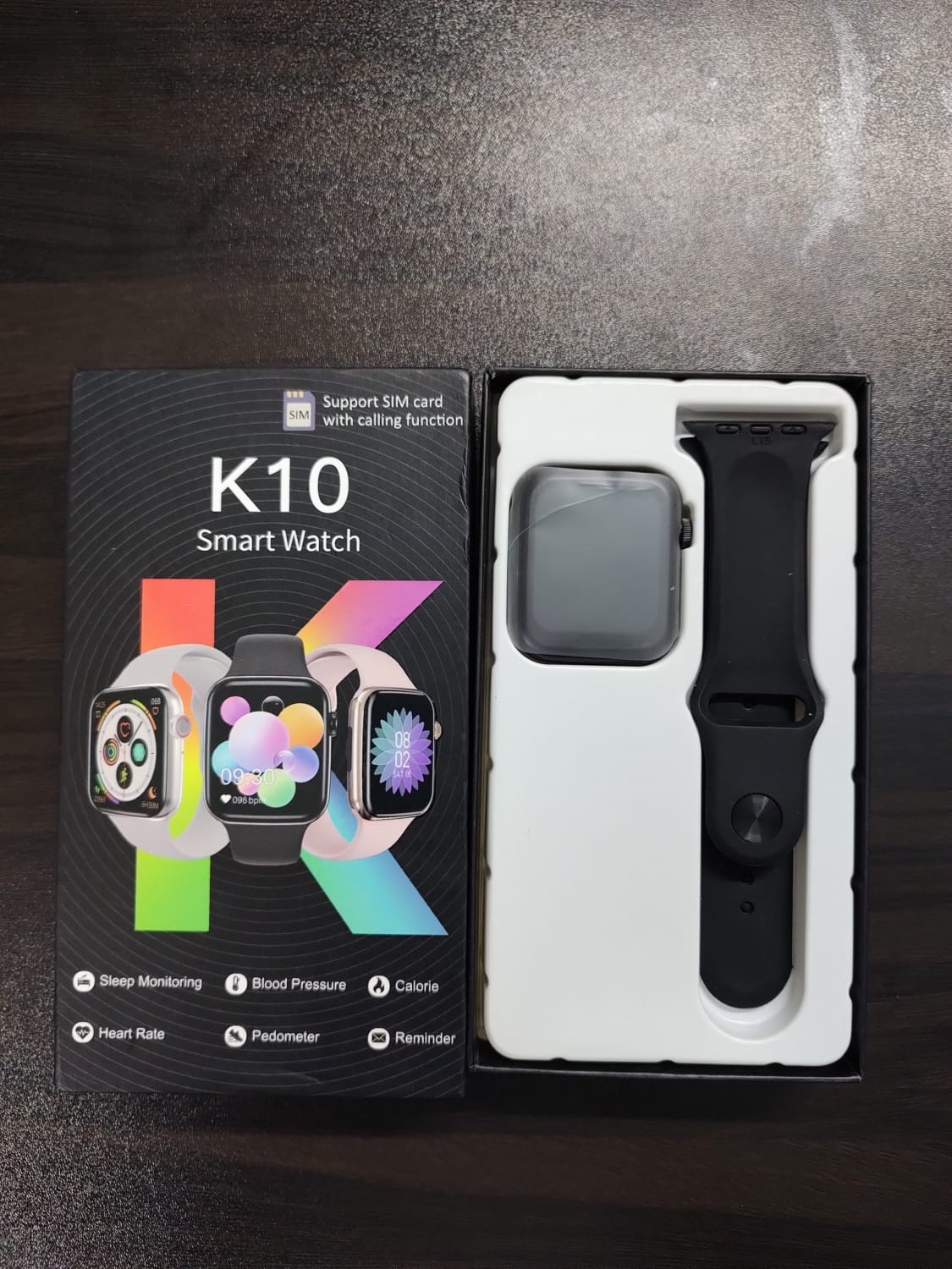 K10 Smart Watch with Calling Function Bluetooth Smart Styles Watch
